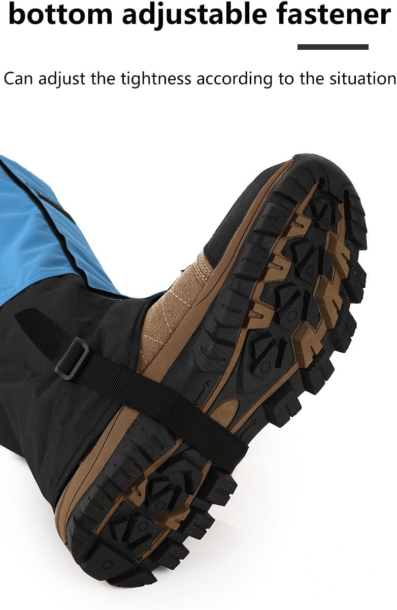 Wind Tour Winter Snow Gaiters for Hiking - Waterproof Ankle Covers for Snow Trekking, Skiing - Universal Fit Men Women - Image 5